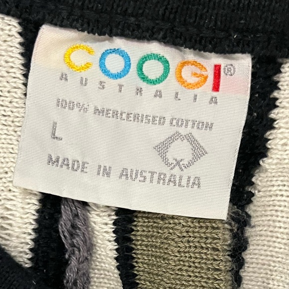 RARE Vintage COOGI Australia 3D Knit Sweater L | Biggie Smalls Style |Cotton - Picture 3 of 4
